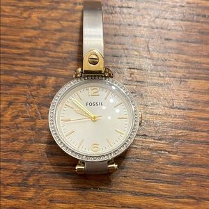 Fossil Two-Tone Gold and Silver Watch